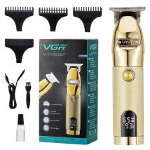 Trade Shop - Professioneller Wiederaufladbarer Haar- Und Bartschneider Usb-ladung Kabelloses Display V-275 -