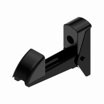 Automatischer Stopper Aluminium einfache Klappe Schwarz 9005 – 900213