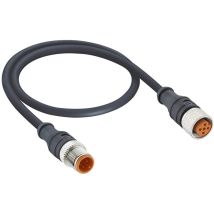 1092 Sensor-/aktor-anschlussleitung M12 Stecker, Gerade 0.60 M Polzahl Sensoren: 4 1 St. - Lutronic