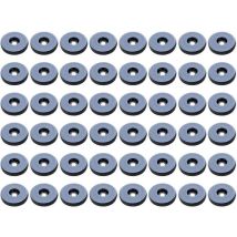 Patins Meubles,lot De 48 Patins De Meubles Ronds En Téflon,anti-vibration Patins Glisseurs Pour Meubles,(ronde) 19 Mm