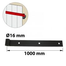 Bisagra De Acero Prepintado, Al.40 X L.1000 X P.26 Mm Afbat