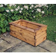Valley Medium Wooden Garden Trough H32 X W79 X D39