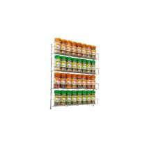 Neo 4 Tier Spice Rack For Kitchen Door Cupboard Or Wall