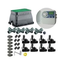Kit Riego Automatico 8 Zonas 24v Krain Para Tuberia 32mm Incluye Programador, Electrovalvulas Y Accesorios