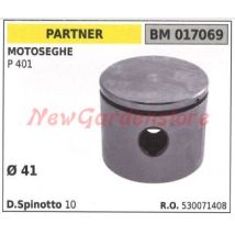 Kolben für Kettensäge P401 – Durchmesser 43 mm – Stift-Durchmesser 12 mm – PARTNER Teile-Nr. 017069
