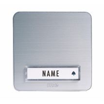M-e - Sender Bell-bell-201.3 Txa Für Funk-türglocke 1-fam.haus, Silber/aluminium