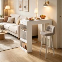 Stilvoller Bar Tisch,gemütlicher Esstisch,praktischer Arbeitstisch,bistro Tisch(nur Mit Tisch) Mit Stabiler Tischplatte Für Sicheres Abstellen
