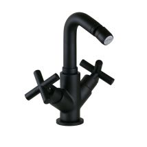 Gattoni Rubinetteria - Rubinetto Doppia Leva Di Comando In Colore Nero Opaco Per Bidet Gattoni Taolos 1535015no Nero Opaco