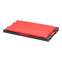 Toolbrothers Rhino Xxl Plaque Multi-adaptateurs + Coussin D'Assise Amovible En Rouge Pour Ton Atelier Mobile