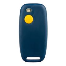 Sentry – 1 Channel Rolling Code Remote Control for Gates and Garage Doors – Blue Case with Yellow Button