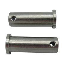 Stainless Steel Clevis Pins 5mm X 25mm With Hole X2 (flat Head Retaining Fastener)