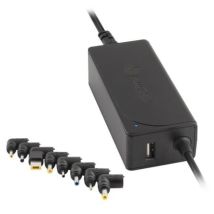 Adaptador De Corriente Ngs Automatic 45w Con 8 Adaptadores Y Salida Usb 2a