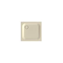 Ultra Rechteck-Duschwanne 800x750x25mm mit Minimum-Wannenträger – Stahl-Email