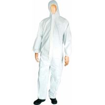 Einweg-overall En-1149-1 Antistatisch Weiß, 55 G/m2, Gr. L