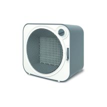 O.ERRE – Ceramic Fan Heater – 750W/1500W – Grey and White – IP21 – 93 m³/h Airflow – 1.5 kg