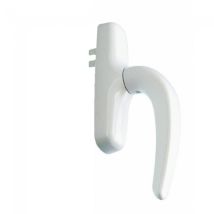 Fapim – 0757B_QX – Crémone Nefer midi bianco 9016 in alluminio pressofuso e acciaio zincato – 84-92-98-104 mm