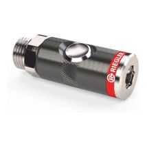 Riegler Raccord De Sécurité Avec Filetage Extérieur, Aluminium, Filetage Extérieur Du Raccord : 1/4 Pouce