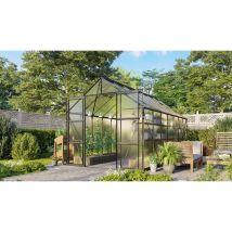 Vitavia - Gewächshaus 'jamaika' Inkl. Ready2grow Zubehör-set, Schwarz, 11,5 M², 6 Mm Hkp