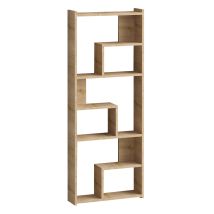 Holz Bücherregal "megg" - 60 X 15 X 150 Cm - Eiche