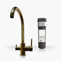 Intu Flair Gold 3-1 Cold Swan Filtered Water Tap & Pro Filter