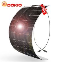 100w Solarpanel 12v Flexibles Monokristallines Solarmodul Für Haus/wohnwagen/van/boot/batterie/garten
