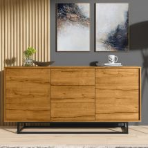Creative Furniture - Vista Sideboard - Dark Oak - 140cm