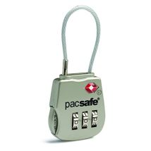 Pacsafe Prosafe 800 Tsa Cable Combination Lock Silver