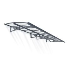 Canopia By Palram - Palram - Canopia Vordach Amsterdam 4460 Anthrazit 139x447x33 Cm
