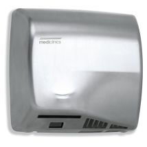 Asciugamani Elettrico Aria Calda Automatico In Acciaio Satinato Mediclinics Speedflow M06acs