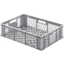 Alutec Cesta Duradera Gris 33 Litros Capacidad 250 Kg