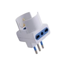 Adaptateur Triple 16a+t Sk Blanc Syntesy 00356