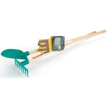 Bosch Gartenset: Handschuhe, Schaufel, Rechen