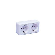 Coma - Base Schuko Doble De Superficie 6711.2.792 De