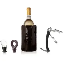 Kit Accessori Vino da 4 Pezzi – Materiali di alta qualità – Design ergonomico – Facile da usare – Durata nel tempo