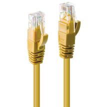 Lindy – Cable de interconexión Cat6 RJ-45 – 0,5 m – Amarillo