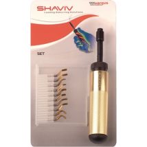 Juego De Desbarbado Golden Flex Set B 7 Piezas Shaviv