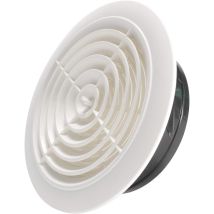 Rejilla De Ventilación Redonda Ajustable De 200 Mm