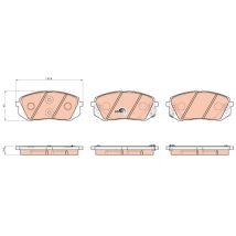 Pastillas De Freno Delanteras Gdb3530 Trw