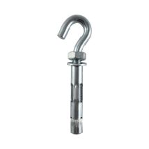 Lotu - Taco Metalico Gancho M-6x45 Caja 50 , Anclaje Para Cargas Medias 6x45 Mm Anclaje Con Gancho Para Cargas Medias Uso Sobre Hormigón No Fisurado Y