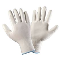 Guanti In Poliestere/poliuretano Tg. 9 (l) - Palmo Nero- 12 Coppia - Grifon Safety