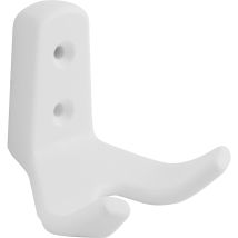Siro - Mantelhaken (gardarobenhaken) Amun Wandhaken 57x62x62mm Kunststoff Weiß