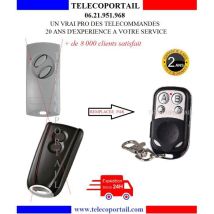 Télécommande - Ecostar - Rsc2/rse2 - Compatible Tubauto (hormann) - 4 Canaux - 433,92 Mhz