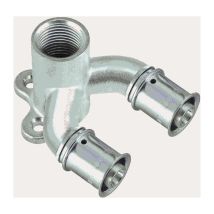 Multitubo Systems - Bañador De Pared Press-u Ig, Con Brida 20 X 1/2 Pulgadas X 20 Mm Multitubo