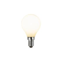 Star Trading Ampoule Led Opaque Filament, E14, 450lm, 5w, Intensité Lumineuse Variable, Blanc, 7,8 Cm