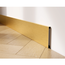 Plinthe Fc En Acier Inoxydable 100 Mm X 2700 Mm - Or Satiné