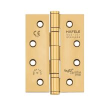 Cerniera A Libro Con Cuscinetti Inox Ottone Lucido