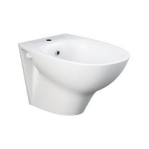 Bidé suspendido con grifo – Porcelana blanca – Grifo dispensador