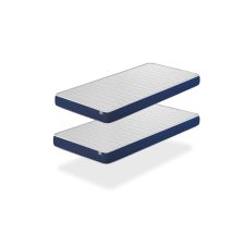 Xaluca - Matratze Pack 2 Ergo Konfort 80x160 -h2- Hohe 14 Cm Super Weiche Polsterung - Jugendlich - Ideal Für Nest-betten
