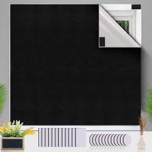 Ineasicer Tragbarer Verdunkelungsvorhang, 200 X 145 Cm, Verdunkelungsvorhänge, Ohne Bohren, Für Jedes Fenster, Auf Die Gewünschte Größe Zuschneidbar, 