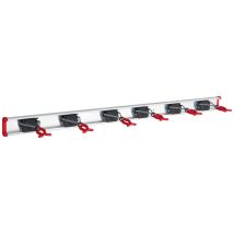 Alu-gerätehalter-set, Inkl. 6 Halter Und 1x Schiene Länge 1000 Mm - Bruns